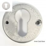 ZOO ZG4S001SS BOLT THROUGH EURO ESCUTCHEONS SS