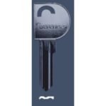 KB0138 SQUIRE DFKB5 DEFENDER ARMOURED PADLOCK CYLINDER KEY BLANK