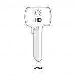 TSS TS007 3 STAR 6 PIN GENUINE CYLINDER KEY BLANK