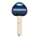 KB0116 HUGHES BY FEDERAL LOCK GENUINE (POS A) 3* EURO DIMPLE KEY BLANK