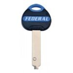 KB0119 HUGHES BY FEDERAL LOCK GENUINE (POS D) 3* EURO DIMPLE KEY BLANK