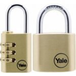 OCI024 YALE Y110/Y150/30/2 BRASS PADLOCK & BRASS COMBINATION PADLOCK PACK