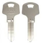 XGC076 IFAM 151750 IKB-D1 D SERIES GENUINE PADLOCK CYLINDER KEY BLANK