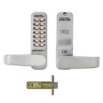 Lockey 2835 Tubular Mortice Latch Lever Handle Digital Lock With Holdback and Free Passage