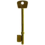 Union 3G110 Electro-Brass Copy Rim Length Key Blank