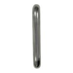 Round Bar D Pull Handles Bolt Through Fixing Satin Aluminium