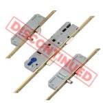 KFV Latch Deadbolt 2 Hooks 2 Pin Bolts Key Wind Operated Multipoint Door Lock