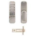 Borg 2501 Outdoor Digital Lock with Holdback in Stainless Steel