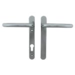 Fab & Fix Windsor Blank Lever Lever UPVC Multipoint Door Handles - 92mm PZ Sprung 122mm Screw Centres