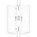 ERA 6535 French Door Kit For a pair of rebated UPVC doors