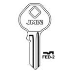 JMA FED-2 Cylinder Key Blank