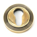 From The Anvil Round Euro Escutcheon - Beehive (LEAD TIME: 2-3 DAYS)