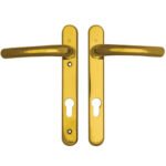 Hoppe Tokyo Lever Lever UPVC Multipoint Door Handles - 92mm PZ Unsprung 210mm Screw Centres