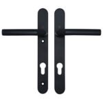 Hoppe Birmingham Lever Lever UPVC Multipoint Door Handles - 92mm PZ Sprung 122mm Screw Centres