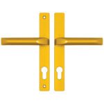 Hoppe London Lever Lever UPVC Multipoint Door Handles - 72mm PZ Unsprung 180mm Screw Centres