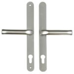 Hoppe London Lever Lever UPVC Multipoint Door Handles - 92mm PZ Sprung 240mm Screw Centres