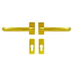 Hoppe Paris Handle Set for Patio Doors with Escutcheons