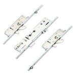 Lockmaster Latch Deadbolt 2 Hooks 2 Anti Lift Pins 2 Rollers Lift Lever or Double Spindle Multipoint Door Lock (top hook to spindle = 520mm)