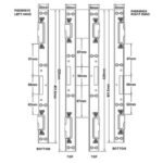 Lockmaster UPVC 2 Rollers Hookbolt Keep Set