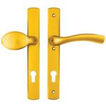 Winkhaus Palladio Lever Moveable Pad UPVC Multipoint Door Handles - 92mm PZ Unsprung 215mm Screw Centres