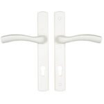 Winkhaus Palladio Lever Lever UPVC Multipoint Door Handles - 92mm PZ Unsprung 215mm Screw Centres