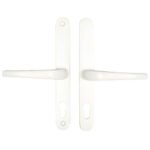 Cego Lever Lever UPVC Multipoint Door Handles - 70mm PZ Sprung 215mm Screw centres
