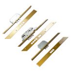 Tesa TLB Series 3 Point Latch 10 Pin Bolts U-Rail 20mm Faceplate Multipoint Door Lock - Key Wind