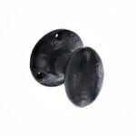 TSS Antique Black Oval Sprung Mortice Knobset