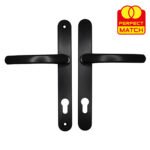 TSS Lever Lever UPVC Multipoint Door Handles - 92mm PZ Sprung 215mm Screw Centres