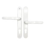 TSS Offset Lever Lever Multipoint Door Handles 92/62mm PZ - Sprung - 200mm Screw Centres
