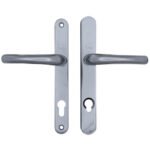 Yale PAS24 Lever Lever UPVC Multipoint Door Handles - 92mm PZ Sprung 215mm Screw Centres