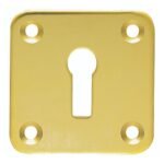 Carlisle Brass AA4 Square Standard Profile Escutcheon (LEAD TIME: 2-3 DAYS)