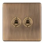 Eurolite ABT2SW 2-Gang 10Amp 2-Way Toggle Switch (LEAD TIME: 2-3 DAYS)