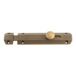 Carlisle Brass AQ82AB 152 x 36mm Surface Bolt c/w Keep Flat & Angled Mortice Keeps - Antique Brass (LEAD TIME: 2-3 DAYS)