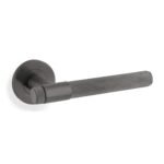 Alexander & Wilks AW240DBZPVD Knurled Kingstone Lever On Round Rose (LEAD TIME: 2-3 DAYS)