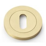 Alexander & Wilks AW391SB Concealed Fix Escutcheon Standard Profile - Satin Brass (LEAD TIME: 2-3 DAYS)