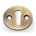 Alexander & Wilks AW399ABZ Victorian Standard Profile Escutcheon - Antique Brass Bronze (LEAD TIME: 2-3 DAYS)
