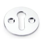 Alexander & Wilks AW399PC Victorian Standard Profile Escutcheon - Polished Chrome (LEAD TIME: 2-3 DAYS)