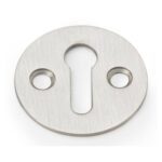 Alexander & Wilks AW399SN Victorian Standard Profile Escutcheon - Satin Nickel (LEAD TIME: 2-3 DAYS)