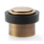 Alexander & Wilks AW603AB Plain Floor Mounted Door Stop - Antique Brass (LEAD TIME: 2-3 DAYS)