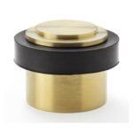 Alexander & Wilks AW603SBPVD Plain Floor Mounted Door Stop - Satin Brass PVD (LEAD TIME: 2-3 DAYS)