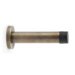 Alexander & Wilks AW616AB Cylinder Projection Door Stop On Rose - Antique Brass (LEAD TIME: 2-3 DAYS)