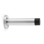 Alexander & Wilks AW616SC Cylinder Projection Door Stop On Rose - Satin Chrome (LEAD TIME: 2-3 DAYS)