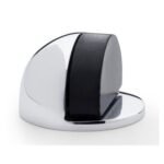 Alexander & Wilks AW631PC Shield Floor Mounted Door Stop - Polished Chrome (LEAD TIME: 2-3 DAYS)