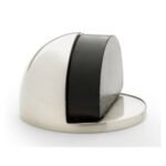 Alexander & Wilks AW631SN Shield Floor Mounted Door Stop - Satin Nickel (LEAD TIME: 2-3 DAYS)