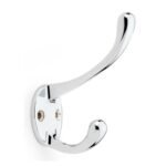 Alexander & Wilks AW770PC Victorian Hat and Coat Hook - Polished Chrome (LEAD TIME: 2-3 DAYS)