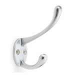 Alexander & Wilks AW770SC Victorian Hat and Coat Hook - Satin Chrome (LEAD TIME: 2-3 DAYS)