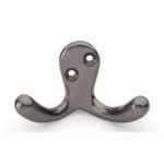 Alexander & Wilks AW773DBZ Victorian Double Robe Hook - Dark Bronze (LEAD TIME: 2-3 DAYS)