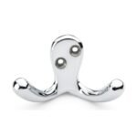 Alexander & Wilks AW773PC Victorian Double Robe Hook - Polished Chrome (LEAD TIME: 2-3 DAYS)