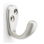 Alexander & Wilks AW774SN Victorian Single Robe Hook - Satin Nickel (LEAD TIME: 2-3 DAYS)
